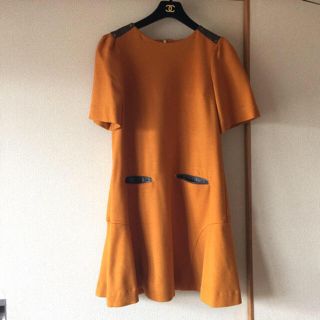 ユナイテッドアローズグリーンレーベルリラクシング(UNITED ARROWS green label relaxing)の美品☆ユナイテッドアローズ ひざ丈ワンピース(ひざ丈ワンピース)