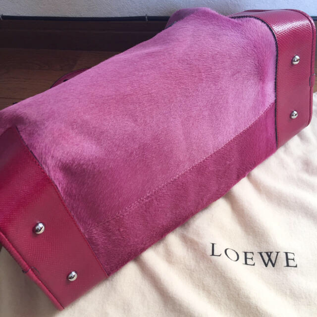 LOEWE(ロエベ)のロエベ♡ハラコ&リザード アマソナ36 レディースのバッグ(ハンドバッグ)の商品写真