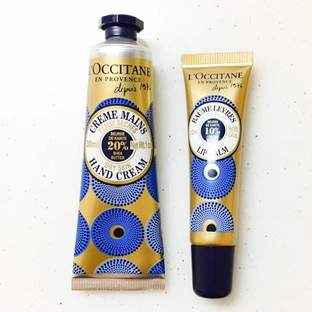 L'OCCITANE(ロクシタン)のL'OCCITANE シアハンドクリーム＆リップバーム コスメ/美容のボディケア(ハンドクリーム)の商品写真