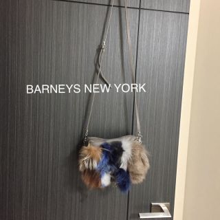 バーニーズニューヨーク(BARNEYS NEW YORK)の今季 BARNEYS NEW YORK☆ファーショルダーバック(ショルダーバッグ)