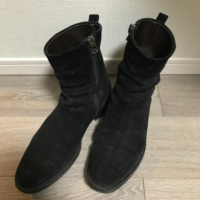 BUTTERO(ブッテロ)のブッテロ スウェードブーツ黒40 メンズの靴/シューズ(ブーツ)の商品写真