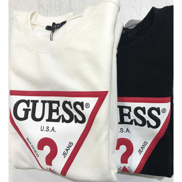 GUESS(ゲス)のGUESS ゲス スウェット トレーナー ロゴ 長袖 定番 アメカジ 送料込み メンズのトップス(スウェット)の商品写真