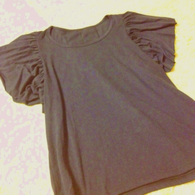 値下げ♡紺色トップス レディースのトップス(Tシャツ(半袖/袖なし))の商品写真