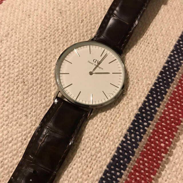 Daniel Wellington(ダニエルウェリントン)のDaniel Wellington 時計 ベルト焦茶 メンズの時計(腕時計(アナログ))の商品写真