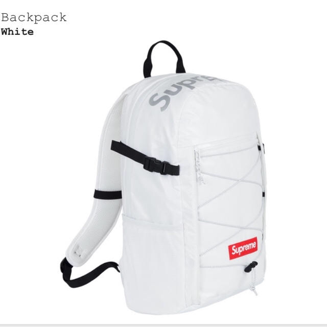 Supreme - 希少 白 Supreme Backpack リュック 17aw ボックスロゴの ...