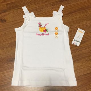 ジンボリー(GYMBOREE)の新品 ジンボリー アップリケ付きキャミソール 5 110(Tシャツ/カットソー)