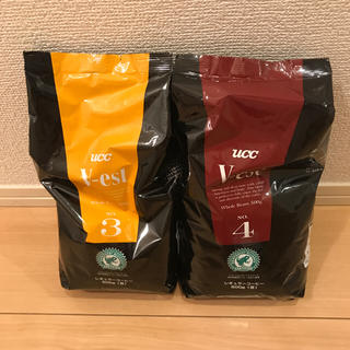 ユーシーシー(UCC)のUCC コーヒー 豆2種類 500g×2パックセット 新品未開封(コーヒー)