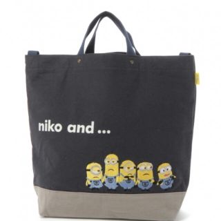 ニコアンド(niko and...)の新品 ニコアンド トートバッグ ミニオンズ(トートバッグ)