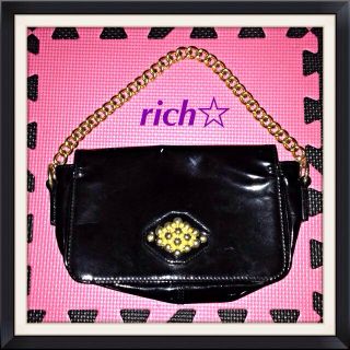 リッチ(rich)のrich✨エナメルバッグ(ハンドバッグ)