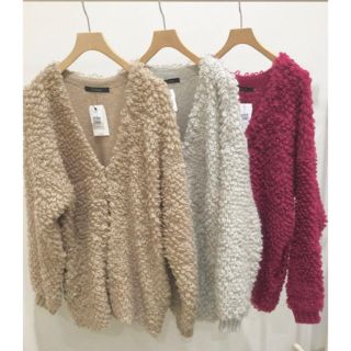 ダブルクローゼット(w closet)のループ網カーディガン(カーディガン)