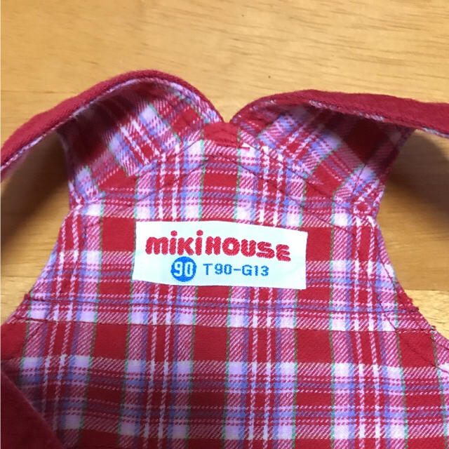 mikihouse(ミキハウス)のミキハウス  ジャンパースカート 90 キッズ/ベビー/マタニティのキッズ服女の子用(90cm~)(スカート)の商品写真