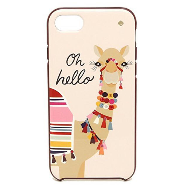 キャメル ラクダ Kate Spade ケイトスペード iPhone7 ケース