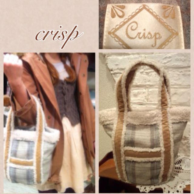 Crisp(クリスプ)のcrisp♥新品チェックトートバック レディースのバッグ(トートバッグ)の商品写真