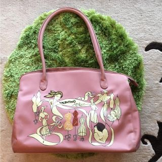 ヴァレンティノ(VALENTINO)のVALENTINO デコレーションバッグ ピンク(トートバッグ)