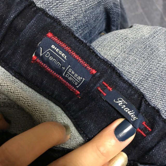 DIESEL(ディーゼル)の値下げ❗️diesel サイドライン スウェットデニムpt👖  レディースのパンツ(デニム/ジーンズ)の商品写真