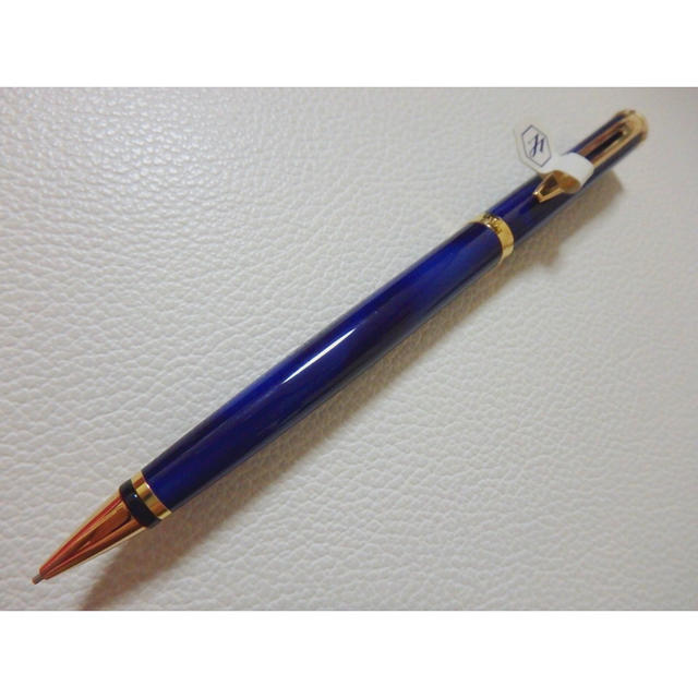 Waterman(ウォーターマン)のWATERMAN ウォーターマン オシャレ 青 マーブルブルー シャープペンシル インテリア/住まい/日用品の文房具(ペン/マーカー)の商品写真