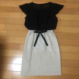 プロポーションボディドレッシング(PROPORTION BODY DRESSING)のPLOPORTION BODYDRESSINGドッキングワンピ(ミニワンピース)