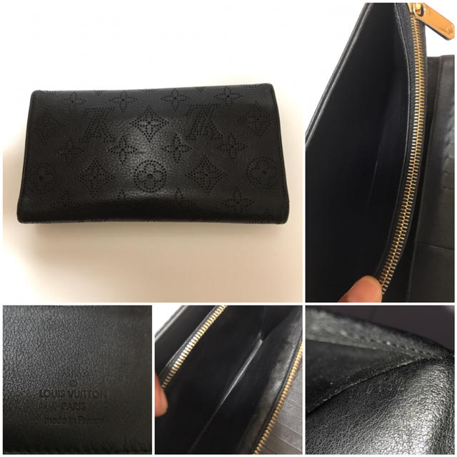 LOUIS VUITTON(ルイヴィトン)の【9/18まで特価❗️美品】ルイ・ヴィトン マヒナ 長財布 レディースのファッション小物(財布)の商品写真