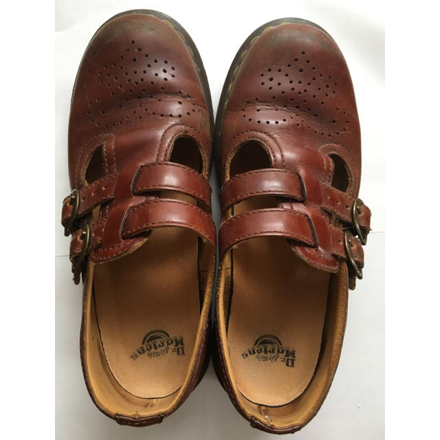 Dr.Martens(ドクターマーチン)のDr.Martens MARY JANE ブラウン レディースの靴/シューズ(ローファー/革靴)の商品写真