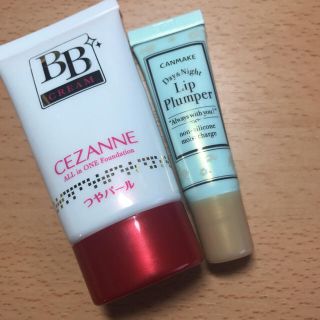 セザンヌケショウヒン(CEZANNE（セザンヌ化粧品）)の【CEZANNE】BBクリーム、【CANMAKE  】唇用美容液(BBクリーム)