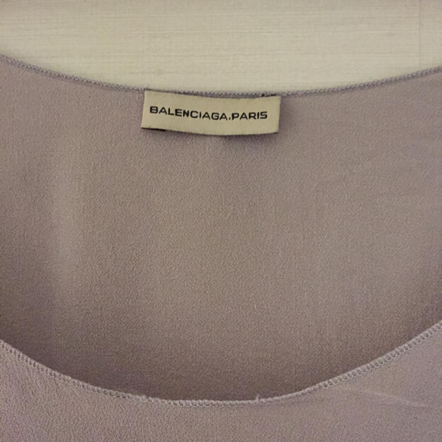 Balenciaga(バレンシアガ)のバレンシアガ シルク カットソー S レディースのトップス(カットソー(長袖/七分))の商品写真