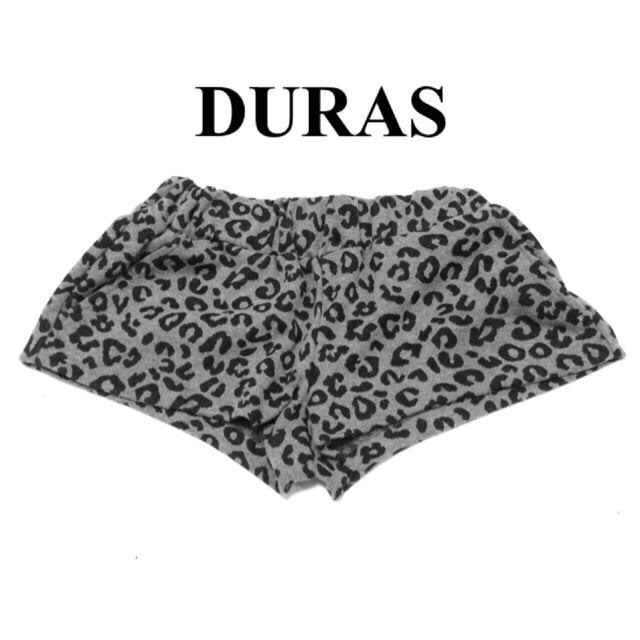 DURAS(デュラス)のDURAS！ヒョウ柄スウェットショーパン レディースのパンツ(ショートパンツ)の商品写真