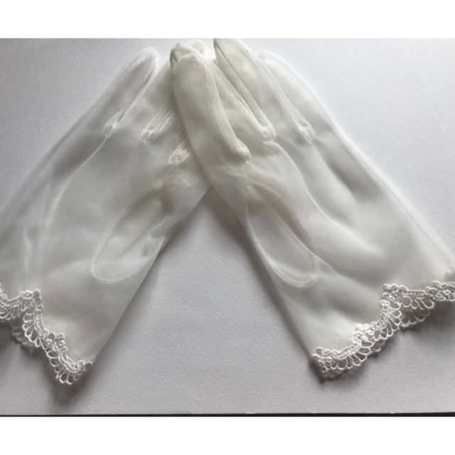 ラブティアラ ウェディング ショート グローブ レディースのフォーマル/ドレス(ウェディングドレス)の商品写真