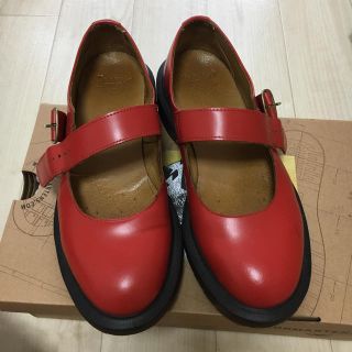 ドクターマーチン(Dr.Martens)のドクターマーチン☆メリージェーン赤(ローファー/革靴)