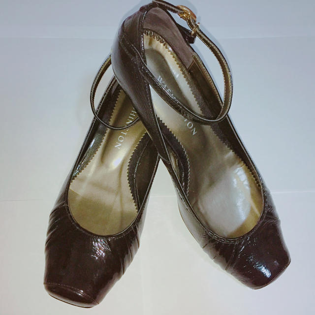 おうちゃん様専用 WASHINGTON 靴 21.5 パンプス レディースの靴/シューズ(ハイヒール/パンプス)の商品写真