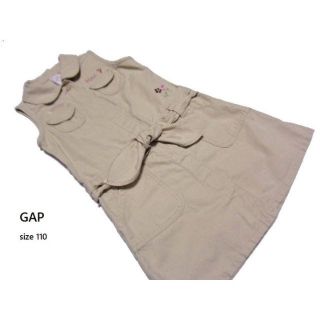 ギャップキッズ(GAP Kids)の■GAP/ギャップ■ 110cm　チノ素材ワンピース(ワンピース)