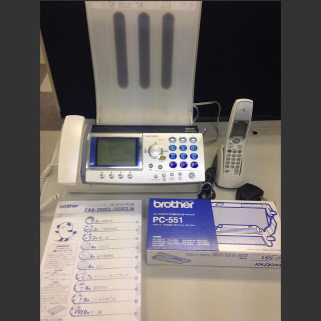 brother - Brother FAX-350CL 子機1台、新品インクリボン1本付の通販