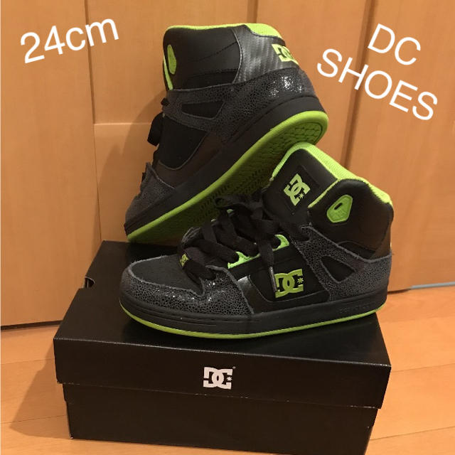 DC SHOE(ディーシーシュー)のDC ハイカット スニーカー 24cm 試着のみ レディースの靴/シューズ(スニーカー)の商品写真