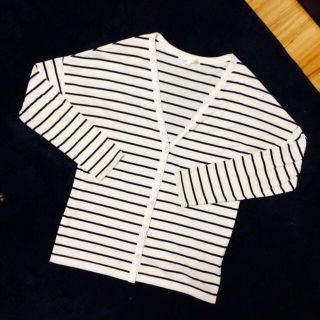 マウジー(moussy)のシェルター☆ボーダーカーディガン(カーディガン)