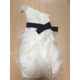 ヴェラウォン(Vera Wang)のWHITE by VERA WANG ミニドレス US0 (ウェディングドレス)