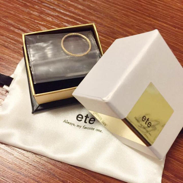 ete(エテ)の最終値下げ 新品 ete クレールリング オレオール 9号 レディースのアクセサリー(リング(指輪))の商品写真