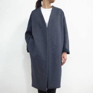 エンフォルド(ENFOLD)のエンフォルドenfoldノーカラーコート16aw(ロングコート)