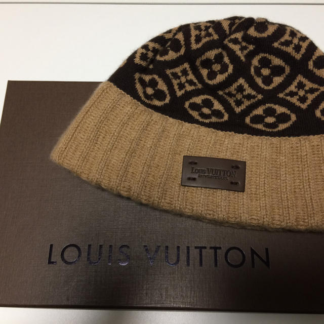 LOUIS VUITTON - ヴィトン カシミヤ100%ニット帽の通販 by おまめ's shop｜ルイヴィトンならラクマ