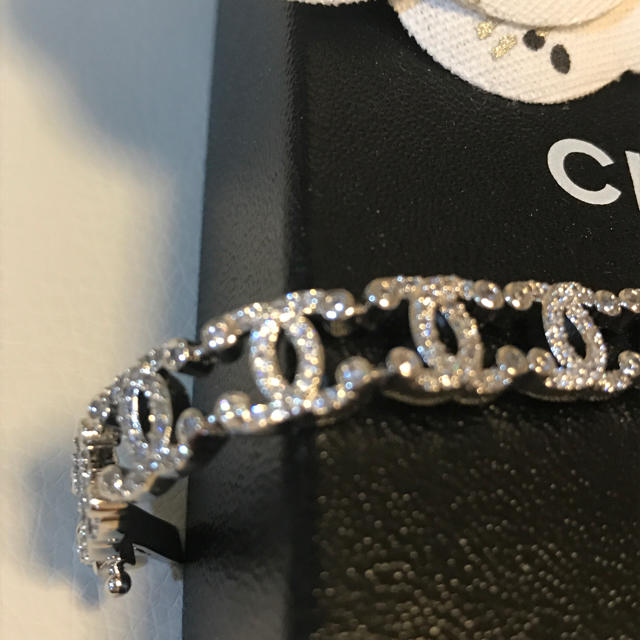 CHANEL(シャネル)の超美品！CHANEL テニスブレスレット レディースのアクセサリー(ブレスレット/バングル)の商品写真