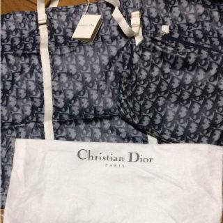 クリスチャンディオール(Christian Dior)のディオール 折りたたみビニールトートバック(トートバッグ)