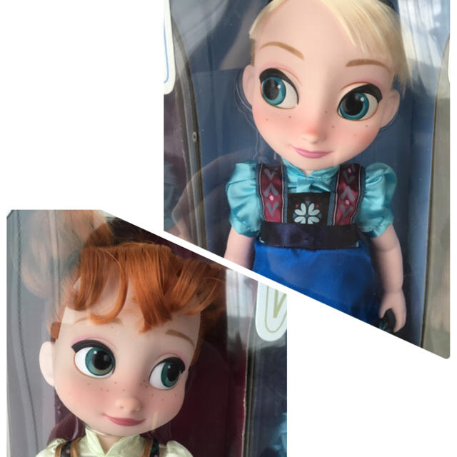 ディズニー　アナと雪の女王　アニメータードール　アナとエルサ　初期新品未使用品