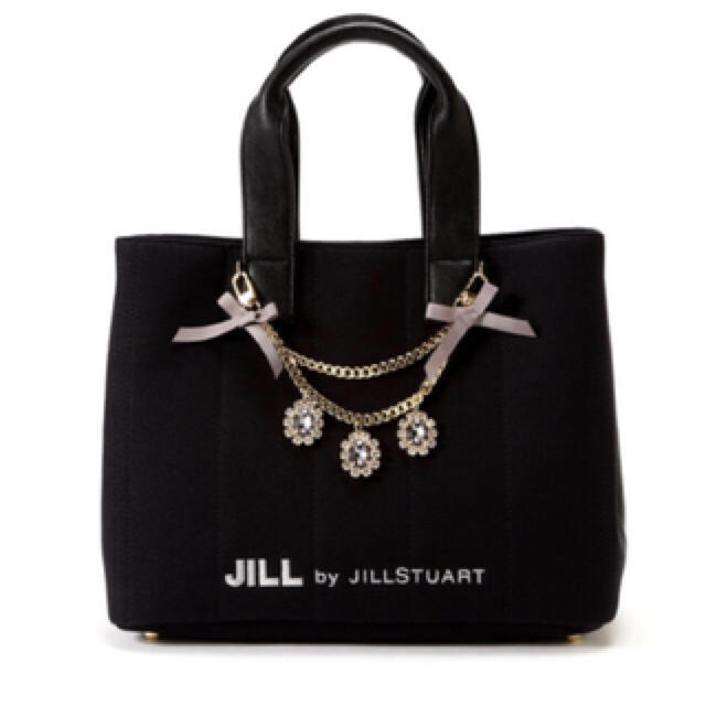 JILL by JILLSTUART(ジルバイジルスチュアート)の【新品未使用】ジルバイジルスチュアート ジュエルリボン トートバッグ レディースのバッグ(トートバッグ)の商品写真