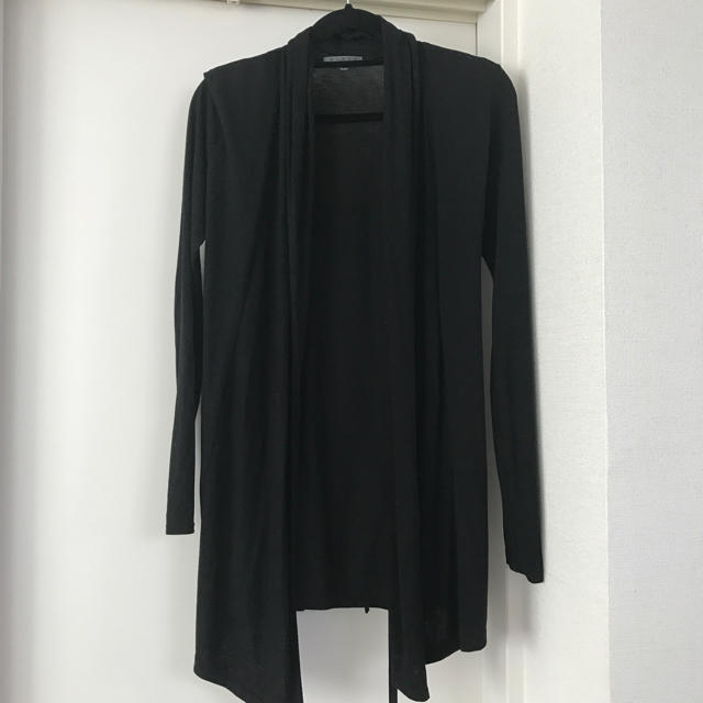 BLACK by moussy(ブラックバイマウジー)のブラックバイマウジー ロングカーディガン ブラック 黒 レディースのトップス(カーディガン)の商品写真