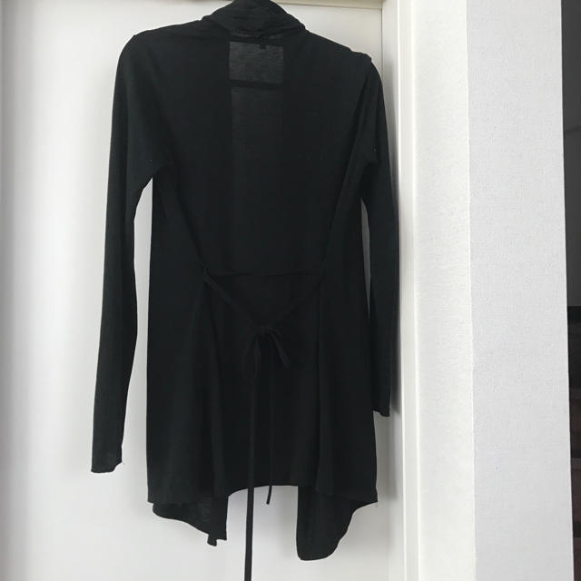 BLACK by moussy(ブラックバイマウジー)のブラックバイマウジー ロングカーディガン ブラック 黒 レディースのトップス(カーディガン)の商品写真