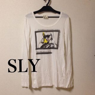 スライ(SLY)の値引き！SLY♡プリントロンT(Tシャツ(長袖/七分))